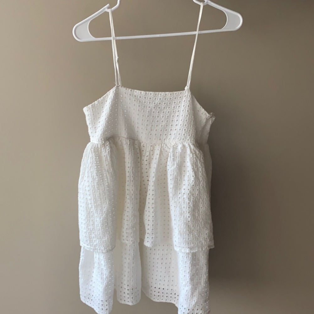 Urban outfitters white eyelet dress
